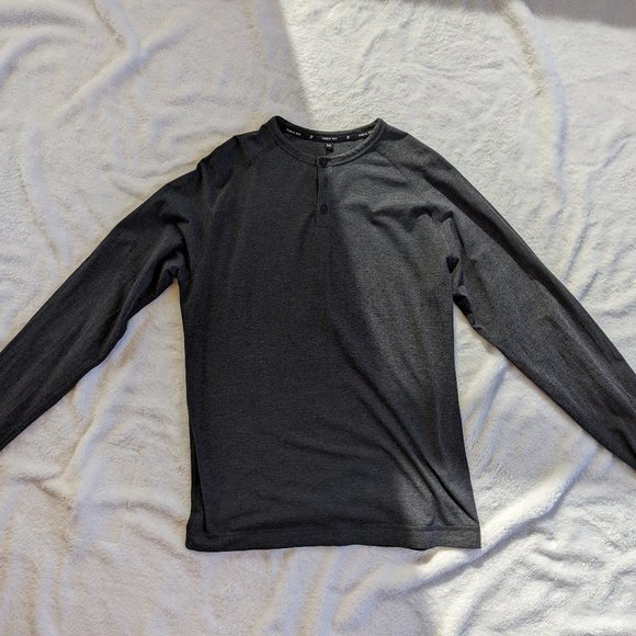 Public Rec Go-To Long Sleeve Henley - Mens M - Picture 1 of 3
